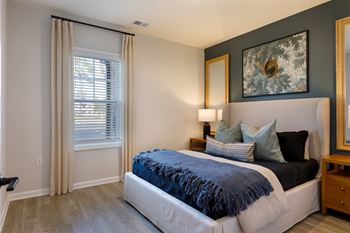 Wood-style flooring throughout